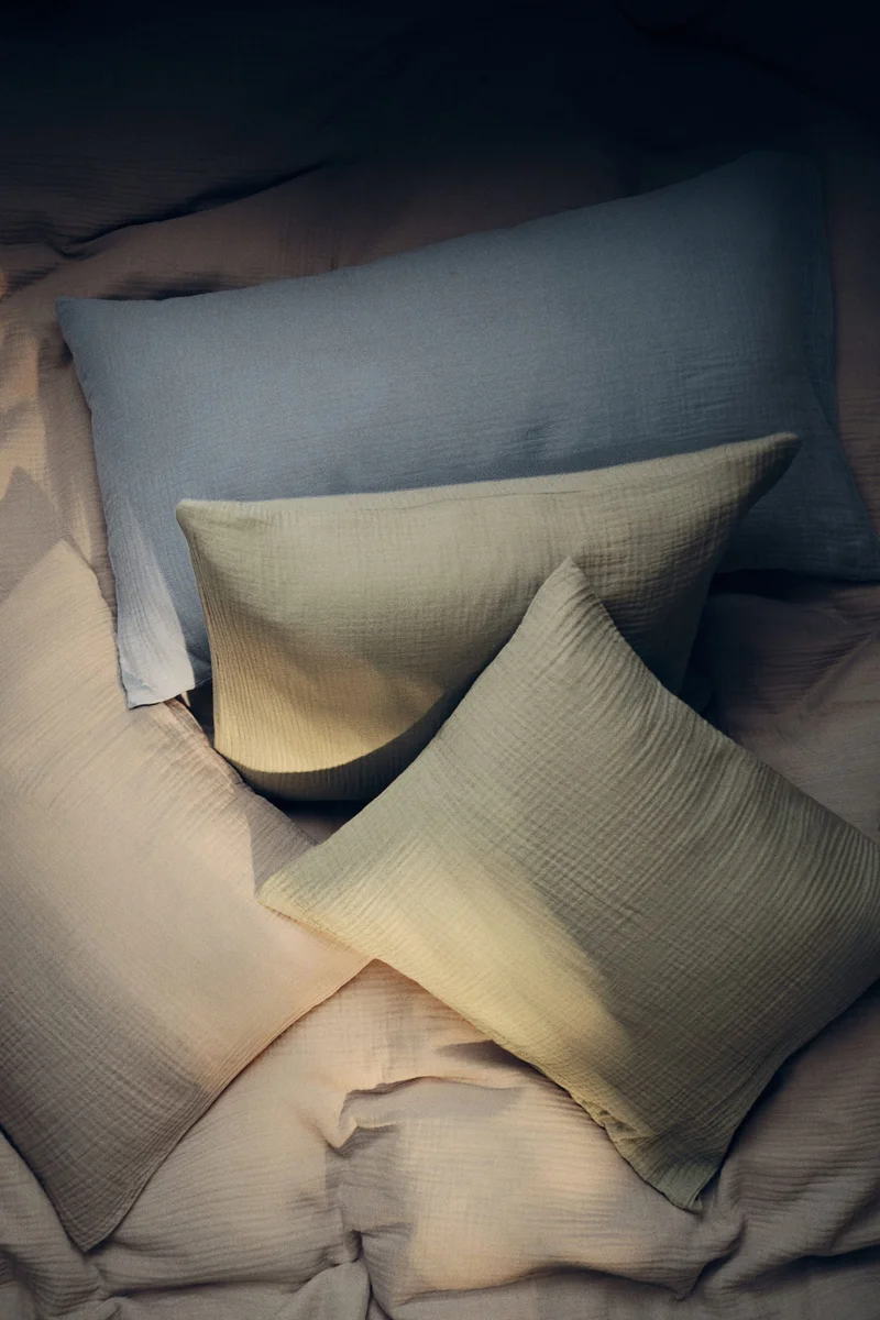 H&M Cotton muslin pillowcase