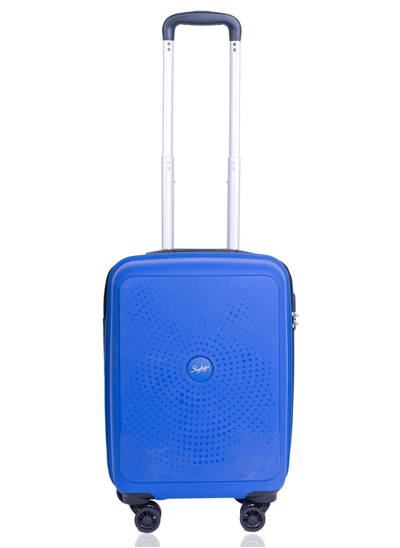 Skybags - ZAP Set of 2 Luggage Trolley| Hardcase Polypropylene Material| 3-Digit Combination Lock | 360° Degree Wheel Rotation| Cabin-20 Inch, Large-28 Inch- Blue - Image 1