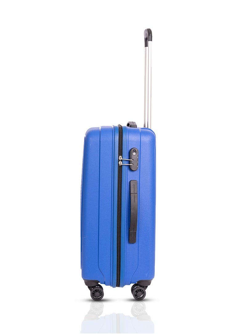 Skybags - ZAP Set of 2 Luggage Trolley| Hardcase Polypropylene Material| 3-Digit Combination Lock | 360° Degree Wheel Rotation| Cabin-20 Inch, Large-28 Inch- Blue - Image 1