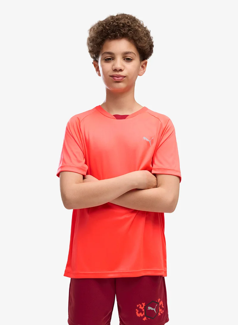Puma Youth Active Poly Back Graphic T-Shirt