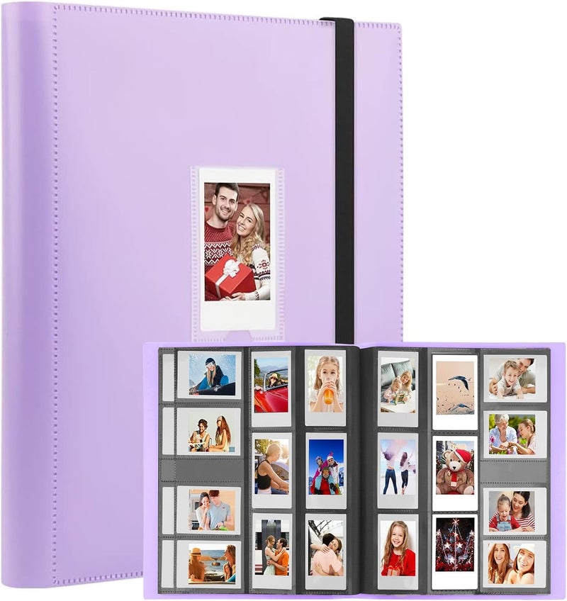 Veicevol 560 Pockets Photo Album for Fujifilm Instax Mini Camera, Album for Polaroid Photo, Photo Album for Fujifilm Instax Mini 12 11 9 40 90 8 Evo LiPlay Instant Camera (Purple) - Image 1