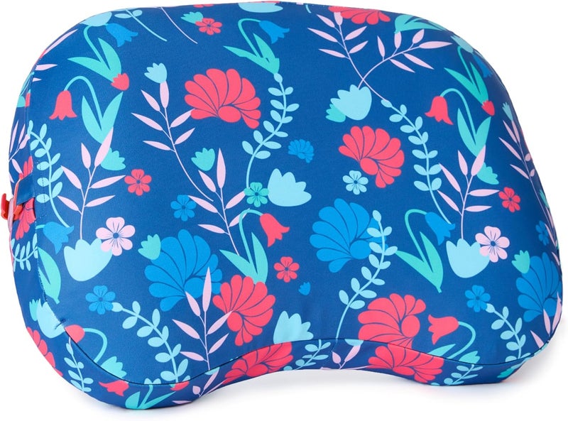 Ballast Beach Pillow – Comfy, Durable & Compact, Stays Put on Windy Beaches with Patented Sand Pouch, Inflatable Pillow for Beaches, Pools, Camping, Festivals and Travel (Coastal Floral) - Image 1