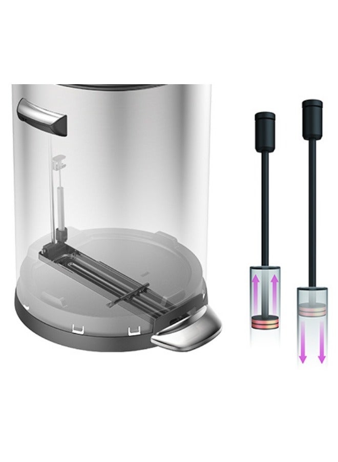 EKO BELLE SERIES Waste Bin | Dust Bin | Garbage Bin | Trash Bin | Small Pedal Bin | Compact Step on Stainless Steel Bin – 5 Liters - Image 5