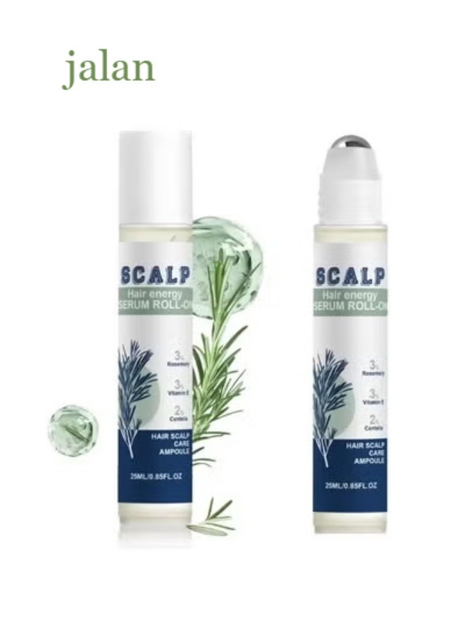jalan Rosemary Hair Growth Roll-On Essence 25ml Anti-Hair Loss, Stimulates Hair Follicles, Thickens and Strengthens Hair Suitable for All Hair Types - Image 1