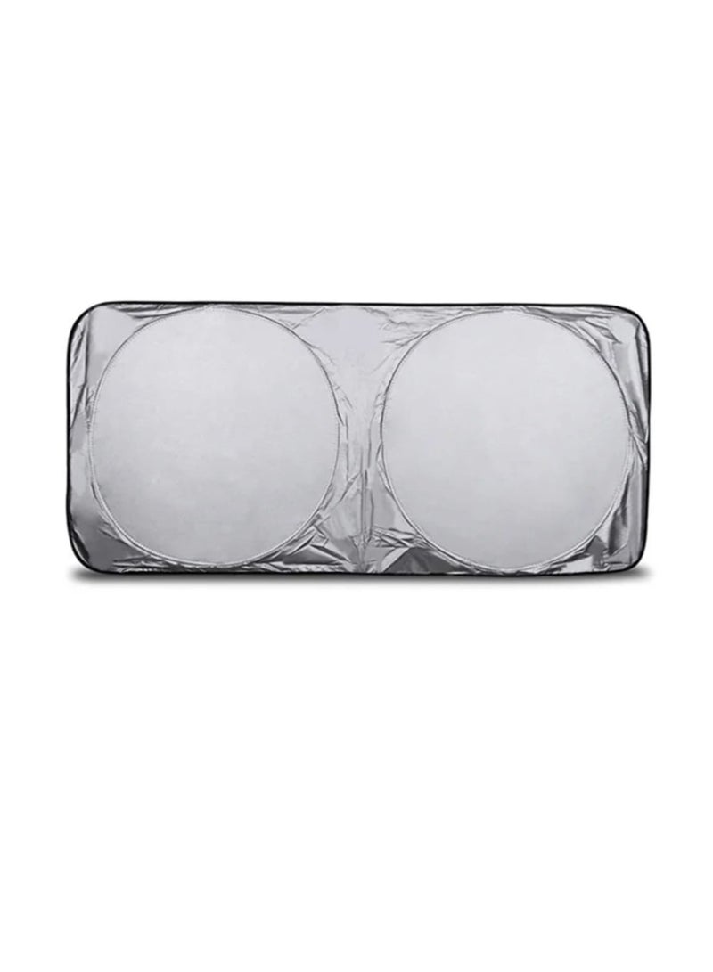 Car and Truck Windshield Sun and Wind Shade (70 x 150 cm) – Reflective Sunshade Cover - Image 1