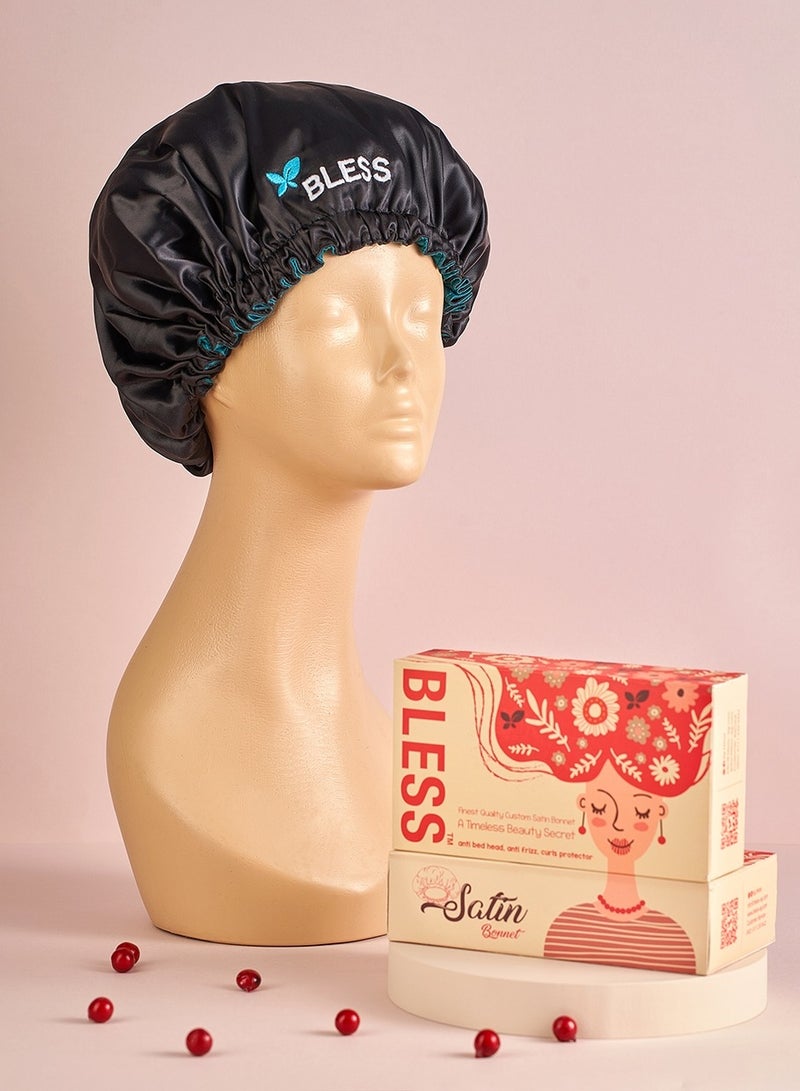 بليس بونيه ساتان - أسود - Image 2