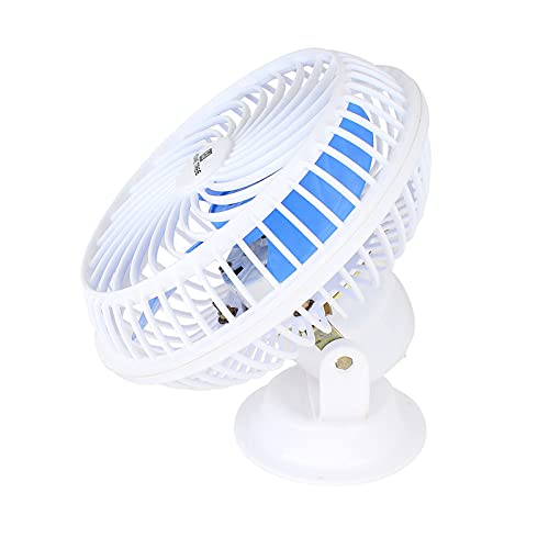 HOME TREE Home Tree 9WHITEBLUE 225 mm Energy Saving 3 Blade Wall Fan white blue Pack of 1  - Image 4