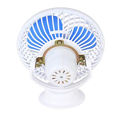 HOME TREE Home Tree 9WHITEBLUE 225 mm Energy Saving 3 Blade Wall Fan white blue Pack of 1  - Image 3