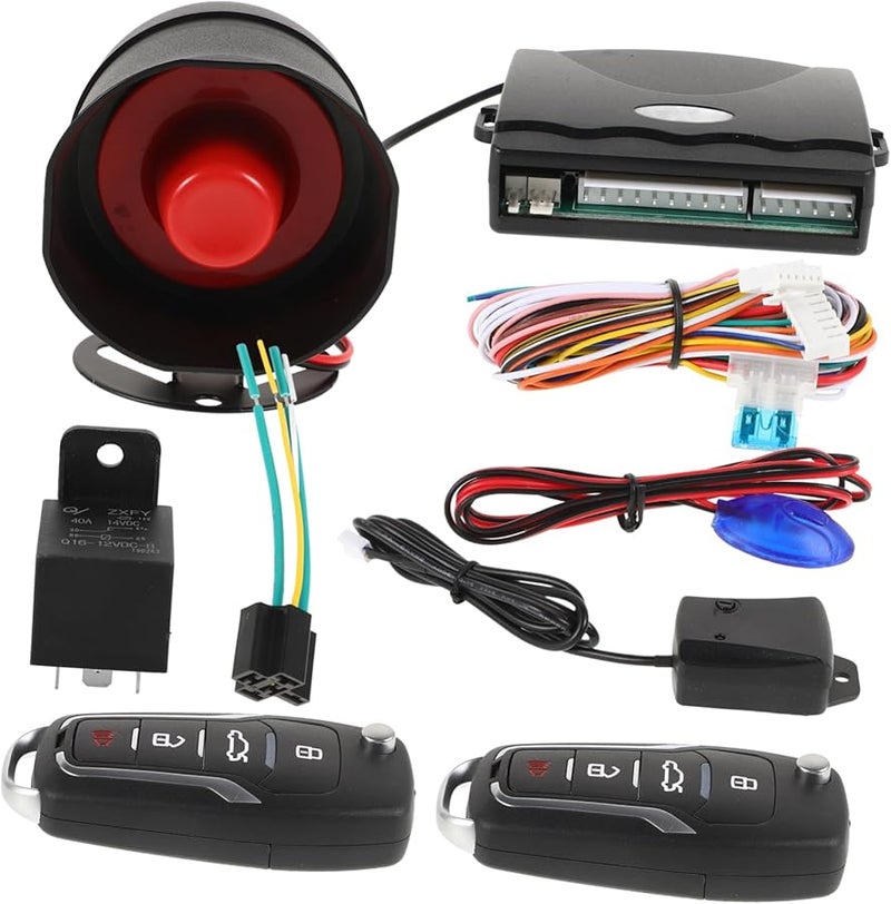 Universal Car Security System Remote Keyless Entry Central Lock Anti Theft Alarm Kit - Image 1