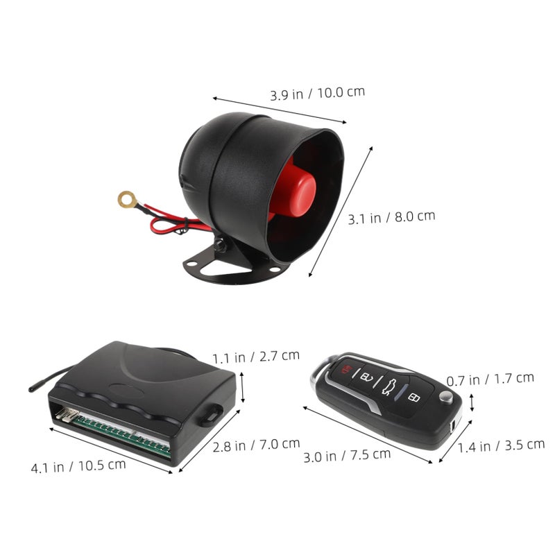 Universal Car Security System Remote Keyless Entry Central Lock Anti Theft Alarm Kit - Image 3