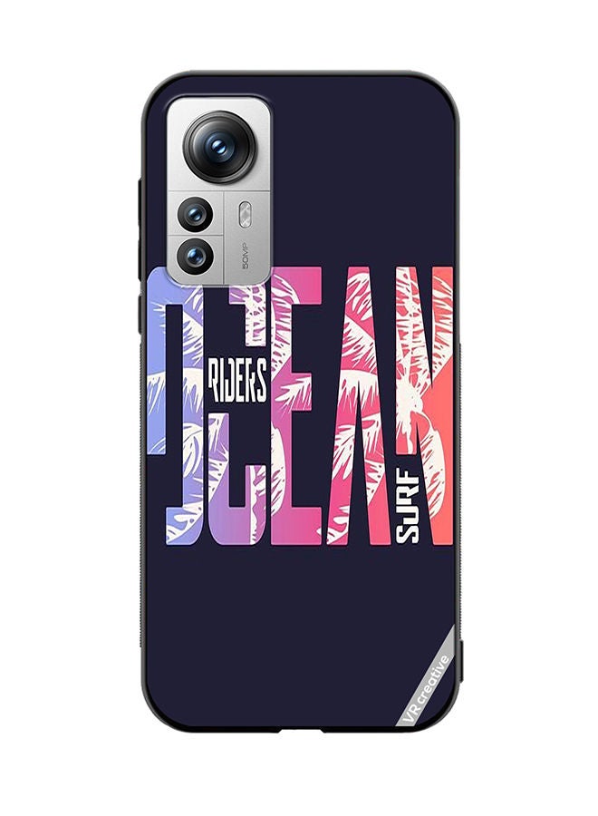 VR CREATIVE Protective Case Cover For Xiaomi 12X Ocean Design Multicolour - Image 1