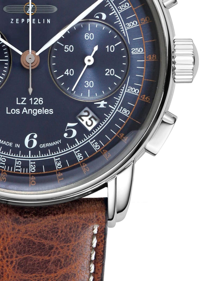 Zeppelin Lz126 Los Angeles Analog Blue Dial Men's Watch-76143 - Image 2