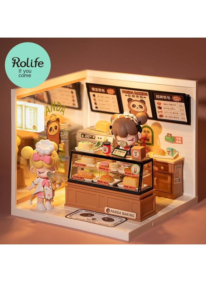 Bluejw If You Come To Diy Hut Super World Shop Hut Handmade Wooden 3d Three-dimensional Assembly Art House Doll House - Image 1