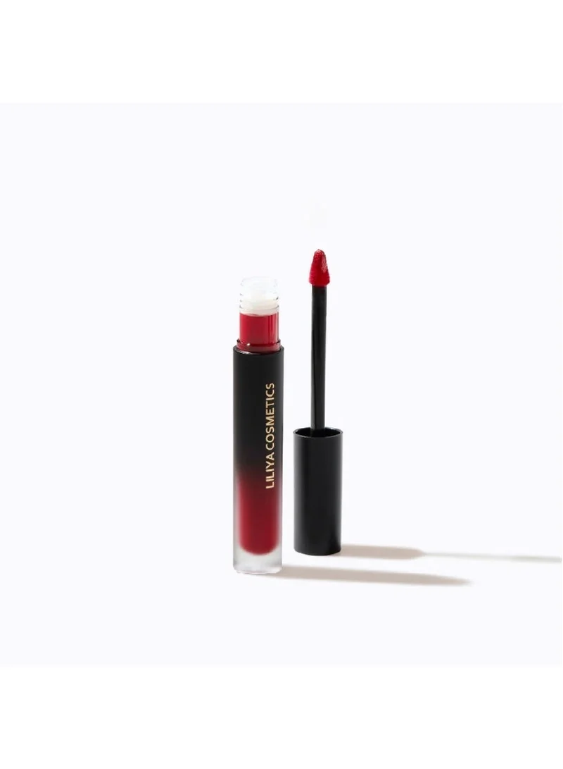 Liliya Cosmetics Matte Liquid Lipstick Long Lasting | Transfer Proof Velvet Finish | Kiss Me in Silence