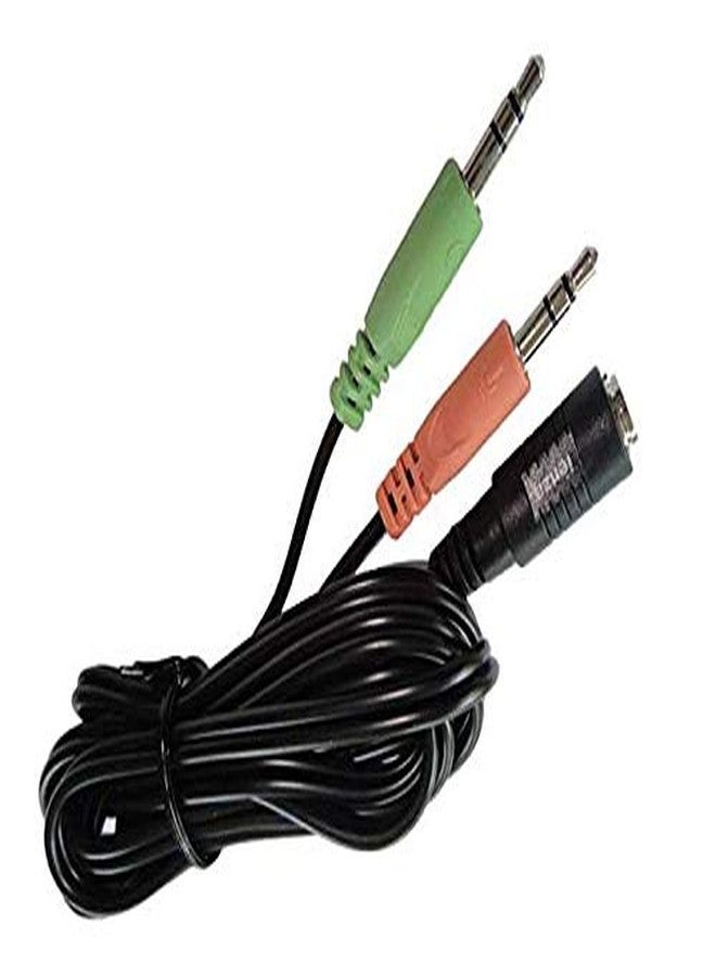 ienza PC Splitter (6FT Long) for AstroA10 A10 A40, Sennheiser, SteelSeries, Turtle Beach & Similar Gaming Headsets : Gaming Headset to PC Adapter - 3.5mm to Dual 3.5mm - Image 2