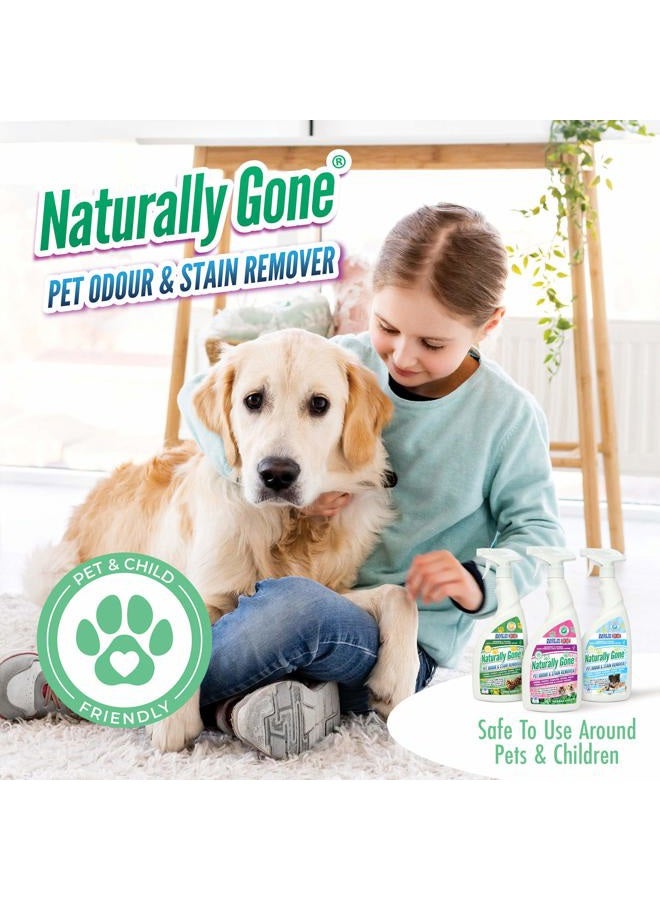airpure NATURALLY GONE Pet Odour Eliminator by Airpure, Heat Sealed Cap, Enzyme Cleaner Removes Smells and Stains, Cat Litter Freshener, Works on Urine, Vomit, Faeces and More - HERBAL FRESH Fragrance - Image 2