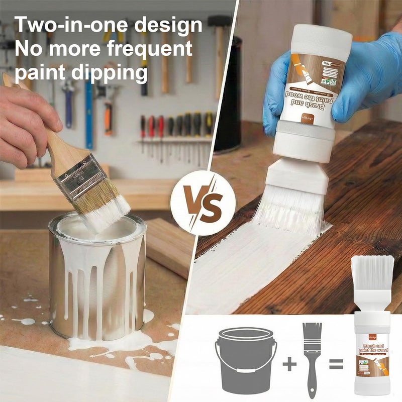 Anirun All-in-One Paint White, Touch-Up Paint for Furniture, Cabinets, Wood, Metal No Sanding, Fast Drying, Water Based Multi Surface, 6.35 oz - Image 3