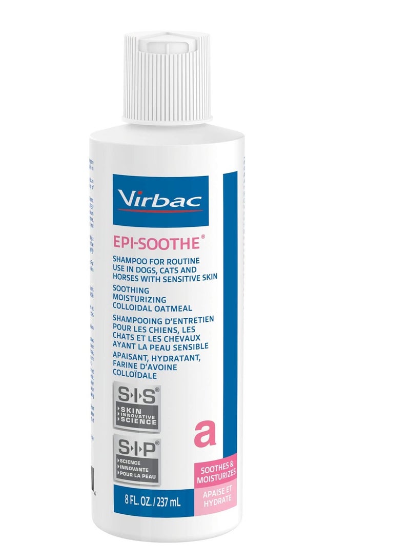 Virbac Epi-Soothe Pet Shampoo For Dogs, Cats & Horses 237ML - Image 1