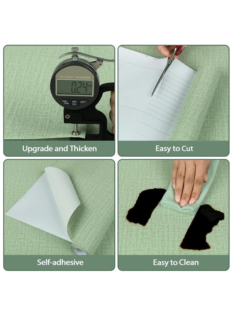 آنا ورق حائط لاصق مضاد للماء والرطوبة من قماش الكتان لتزيين الحمامات في المنازل والفنادق - Image 2