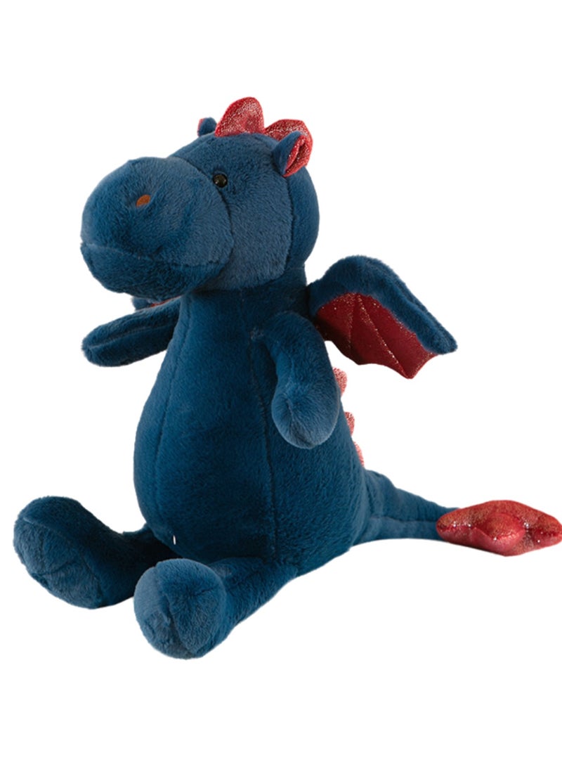 30 CM Cute Dinosaur Plush Toy Soft Stuffed Cute Cartoon Doll For Girls And Boys All Ages Gift（Blue） - Image 1