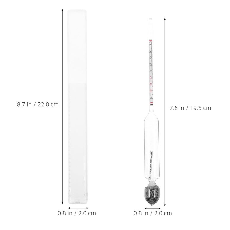 Milk Hydrometer Lactometer 0-40 Scale for Home and Kitchen Milk Density Testing Convenient Hydrometer Lactate Meter for Beginners - Image 2