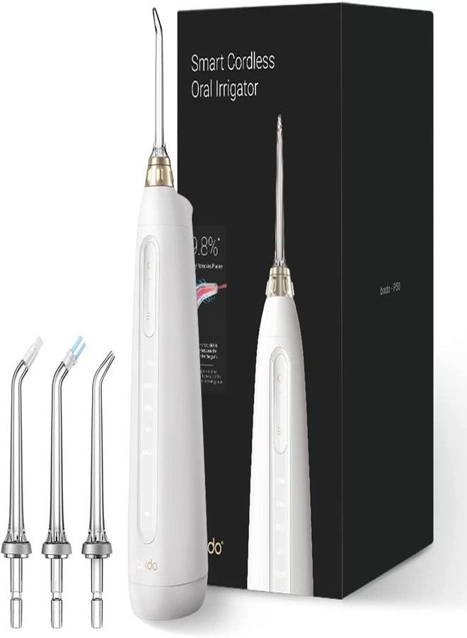 bixdo P50 Premium Smart Water Flosser for Teeth Cordless Easy Cleaning 180ml Tank Magnetic Jet 5 Modes BPA Free IPX7 Pouch with 4 Nozzles Teeth Cleaner for Braces Implants Prevent Plaque Nice Gifts - Image 1