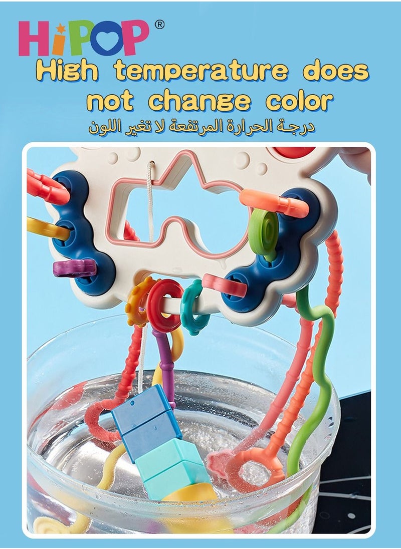 HIPOP - Early Education Infant Toys,Multi-Function Enlightenment Sorting Toys For Toddler - Image 1