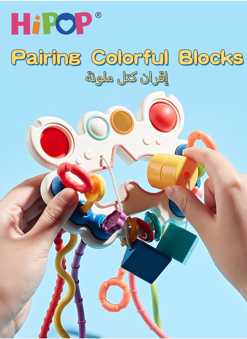 HIPOP - Early Education Infant Toys,Multi-Function Enlightenment Sorting Toys For Toddler - Image 1