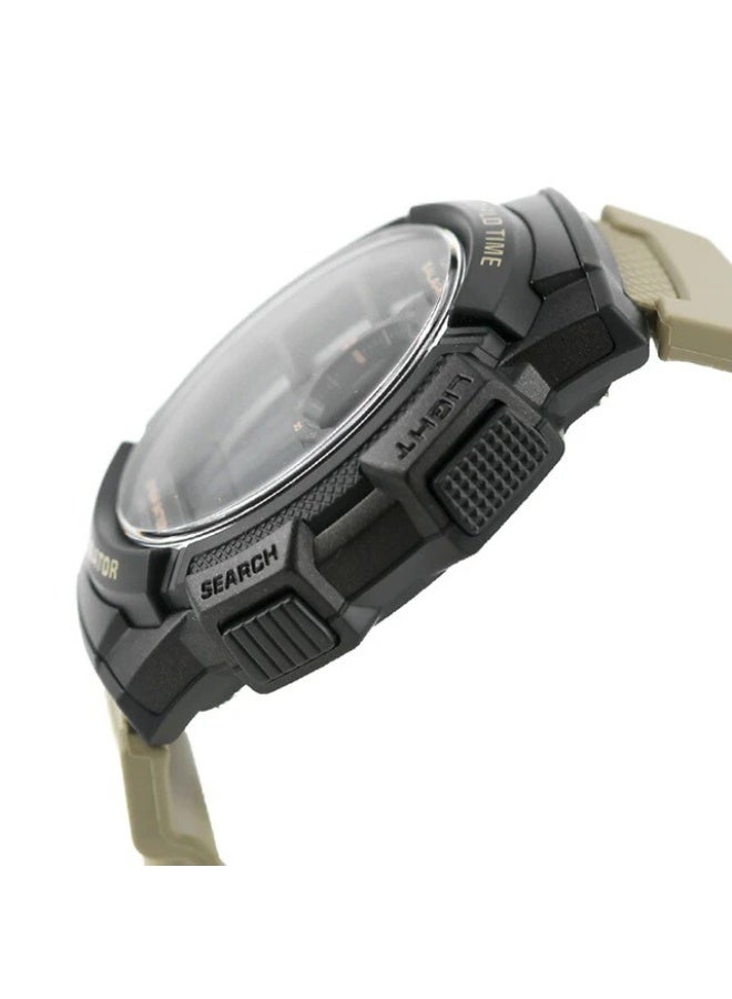 CASIO Digital Men's Watch AE‑1000W‑5AVDF, 48.2mm Black Digital Dial, Resin Case & Bio‑Based Resin Band, 100 m WR, Long Life Battery - Image 3