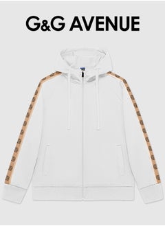 G&G AVENUE Spring and autumn Breathable and Oversized cotton hoodie with spring lining, front zippered arm lines, new sports shirt jacket, casual shirt  - Image 1