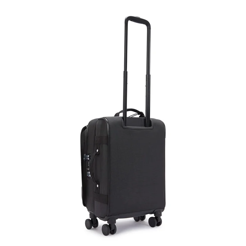 kipling Small Wheeled Luggage Unisex Black Noir Spontaneous S I5508-P39