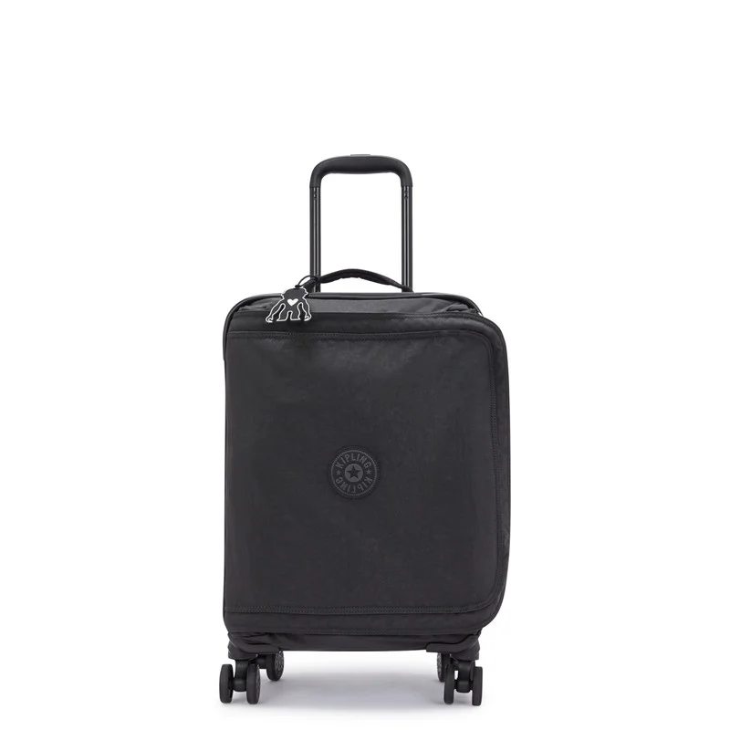 kipling Small Wheeled Luggage Unisex Black Noir Spontaneous S I5508-P39