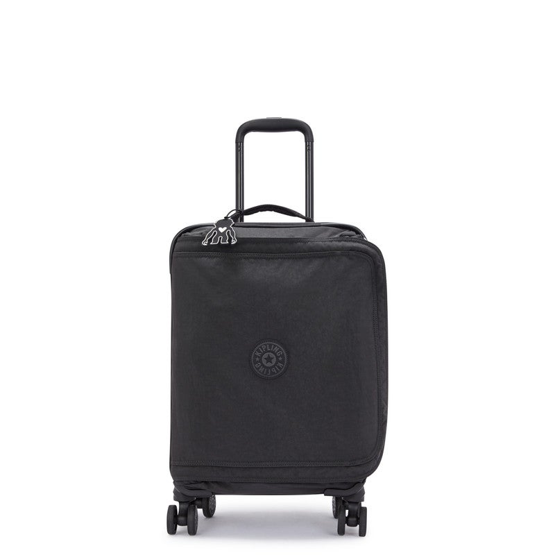 kipling small wheeled luggage unisex black noir spontaneous s i5508-p39 - Image 1