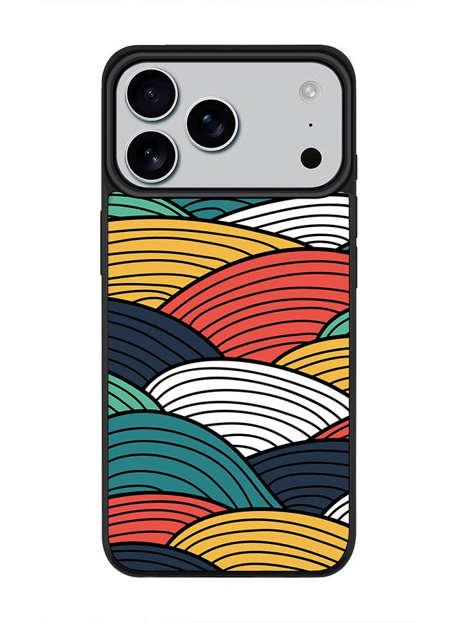 Stylizedd iPhone 17 Pro Max Case, [Compatible with MagSafe] Slim Magnetic cover Phone Case iPhone 17 Pro Max -Woven Colors - Image 1