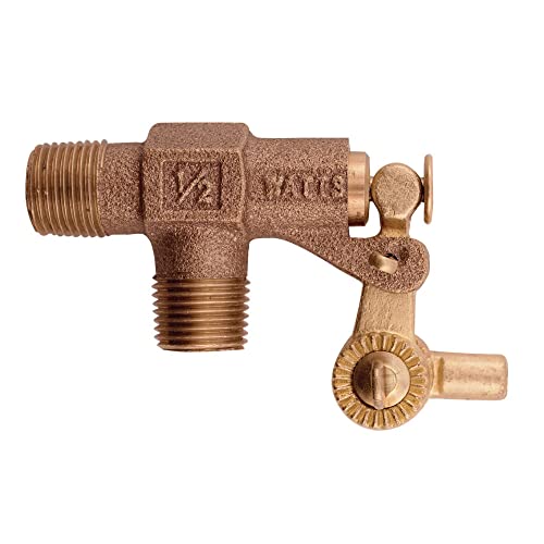 Watts ST500 Series 1/2" Bronze Standard Duty Float Valve, Male NPT Inlet & Outlet, Machined Flange, Serrated Arms, Replaceable Seals, Pivot Arm & Plunger Assembly, Max Working Temperature 180° F - Image 4