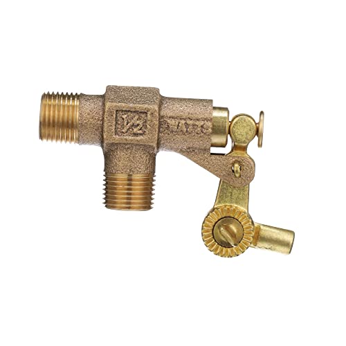 Watts ST500 Series 1/2" Bronze Standard Duty Float Valve, Male NPT Inlet & Outlet, Machined Flange, Serrated Arms, Replaceable Seals, Pivot Arm & Plunger Assembly, Max Working Temperature 180° F - Image 2