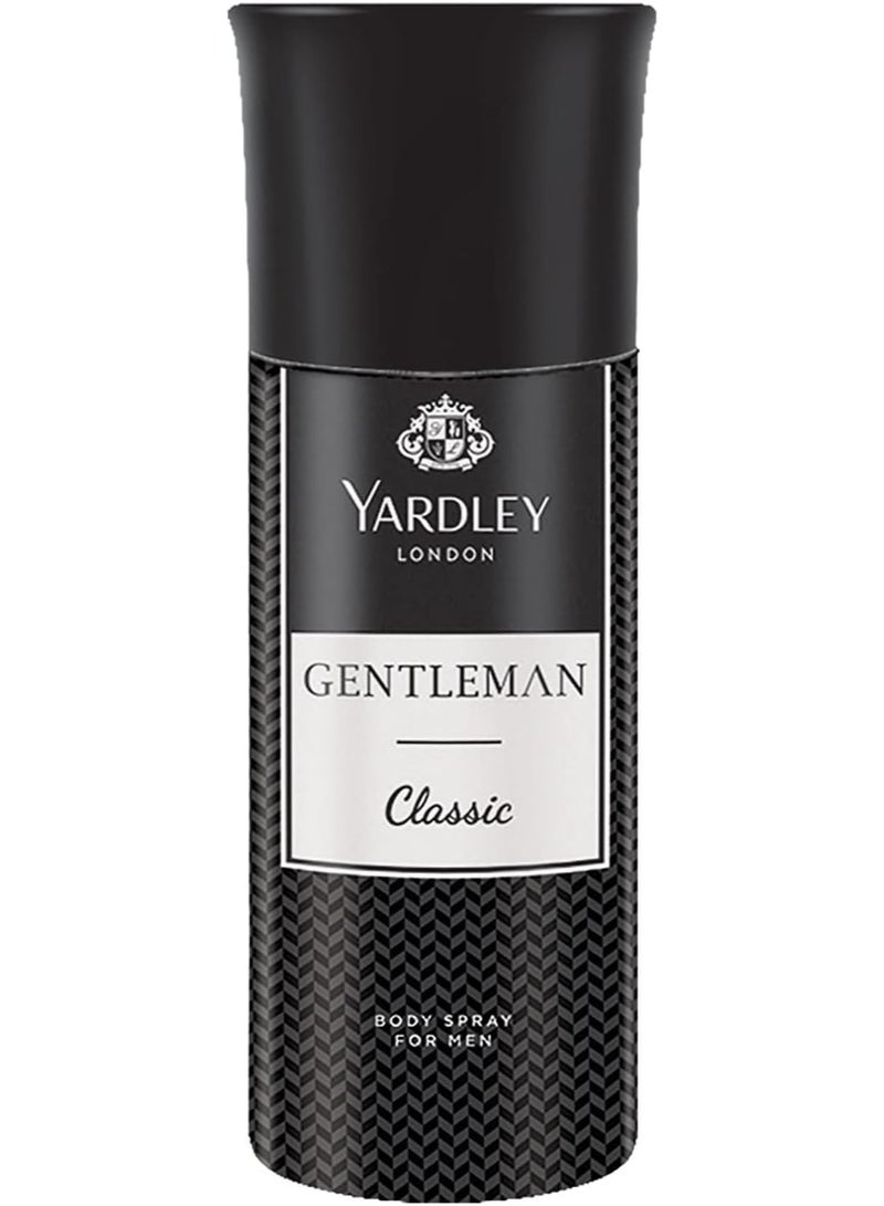 Yardley Gentleman Classic Body Spray For Men 150 ML - Image 1