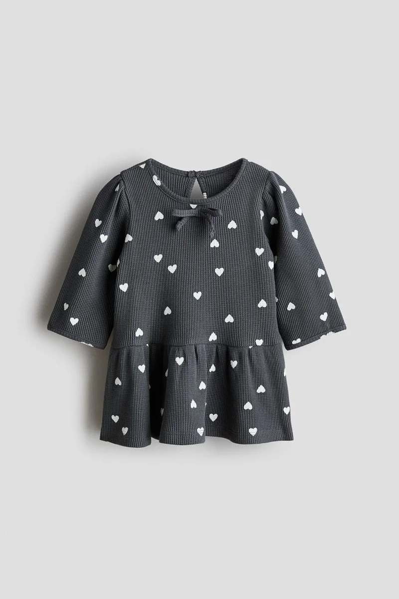 اتش اند ام فستان قطني مطبوع