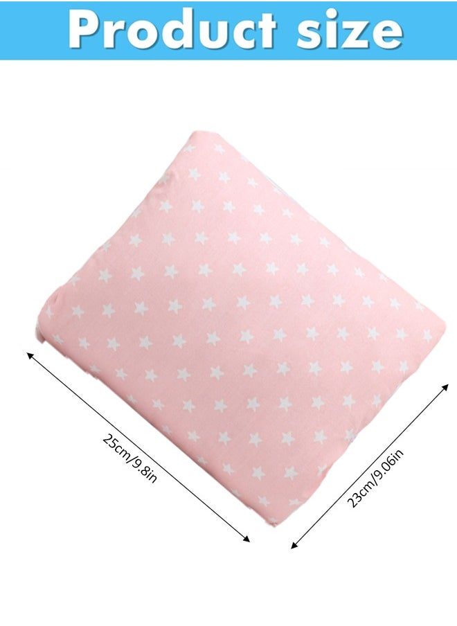 oldlaiben Breastfeeding Pillows, Cozy Cradle Pillow, Cotton Nursing Arm Pillow, Soft and Comfortable Feeding Pillows, Portable Travel Baby Feeding Arm Pillow, For Newborn for Bottle Feeding（Pink）  - Image 2