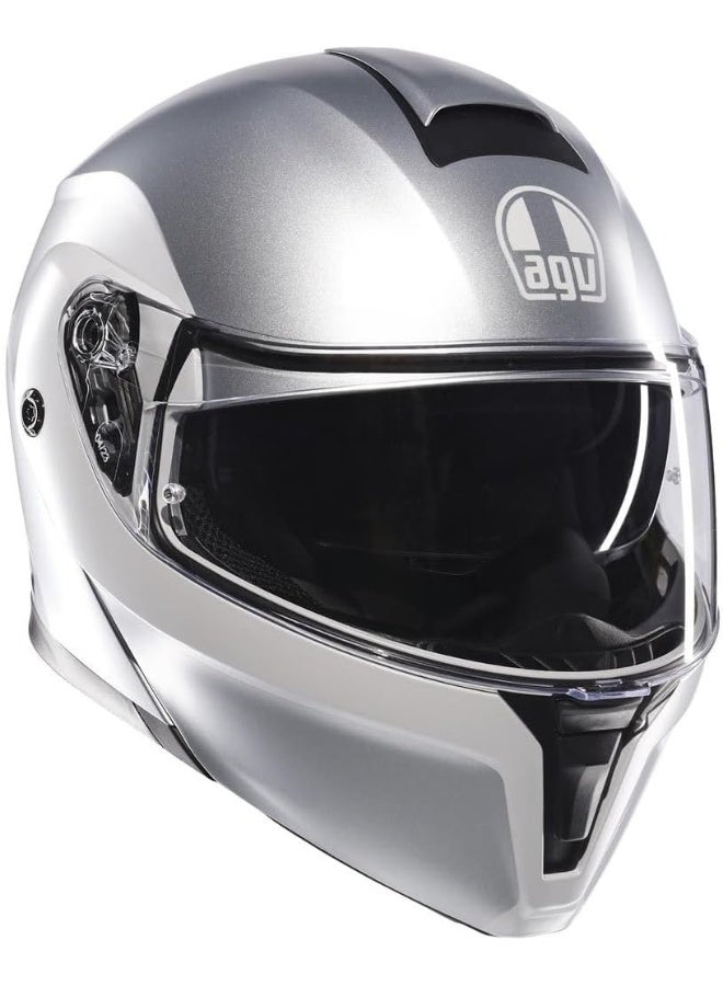 AGV STREETMODULAR E2206 MPLK LEVICO MATT DOUBLE LIGHT GREY L - Image 1