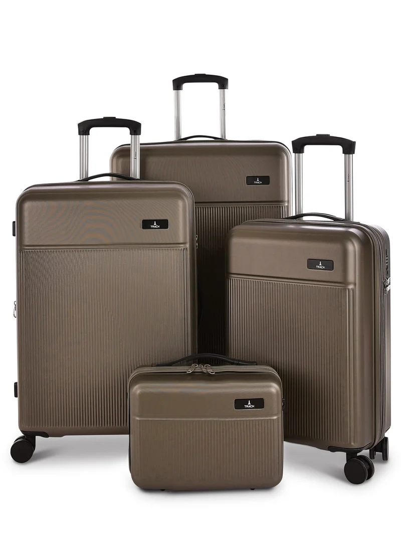 Track Track Luggage Set of 4 pieces in multiple sizes 13/20/24/28 inches 800/4P color Grey