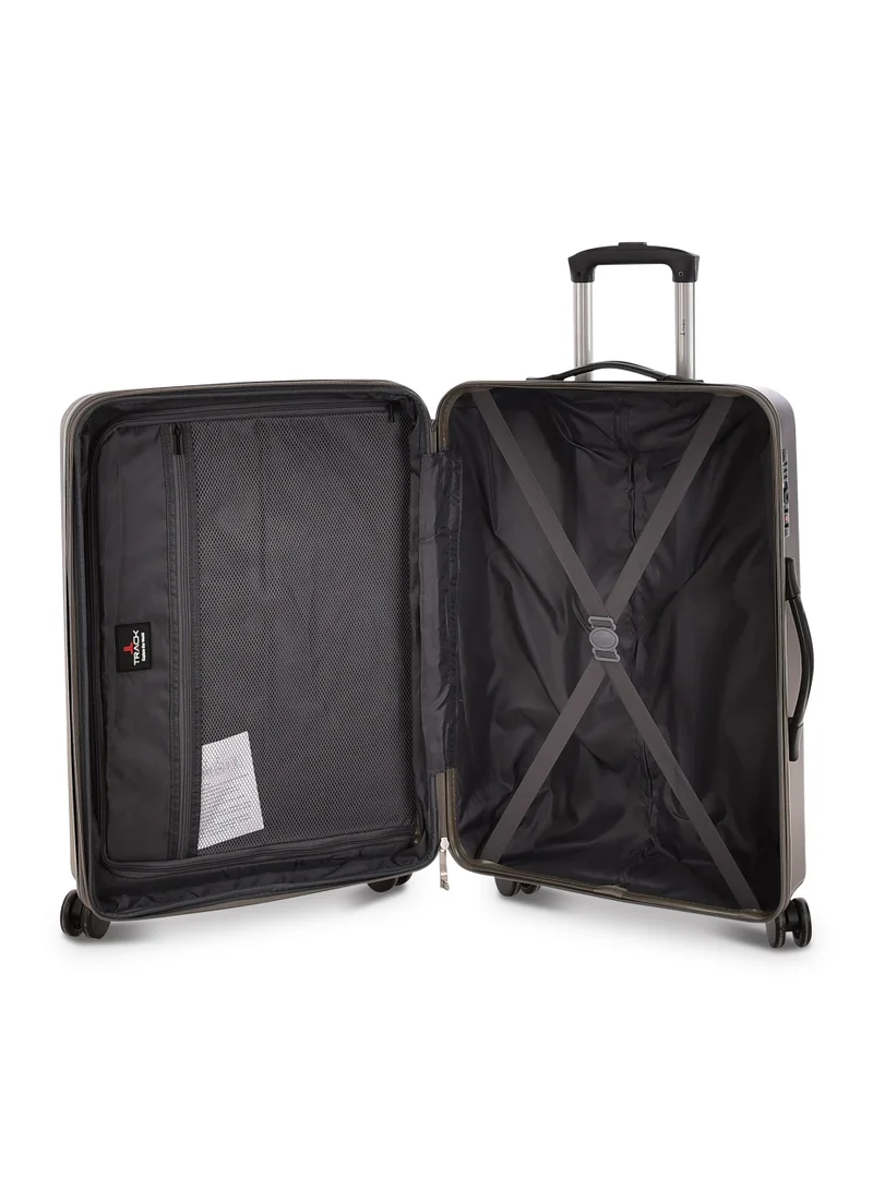 Track Track Luggage Set of 4 pieces in multiple sizes 13/20/24/28 inches 800/4P color Grey