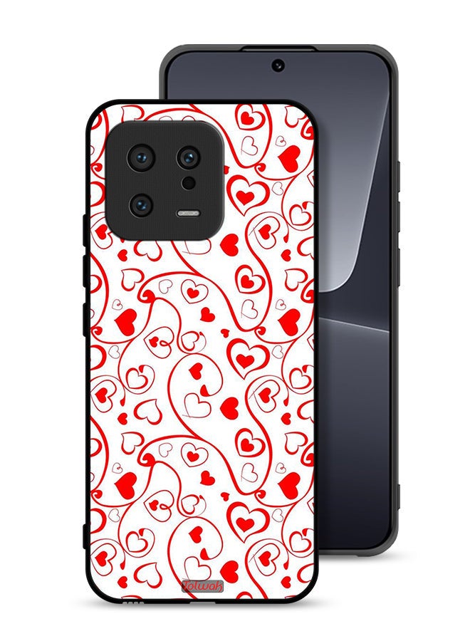 Tolwak Xiaomi 13 Protective Case Cover Hearts Pattern - Image 1