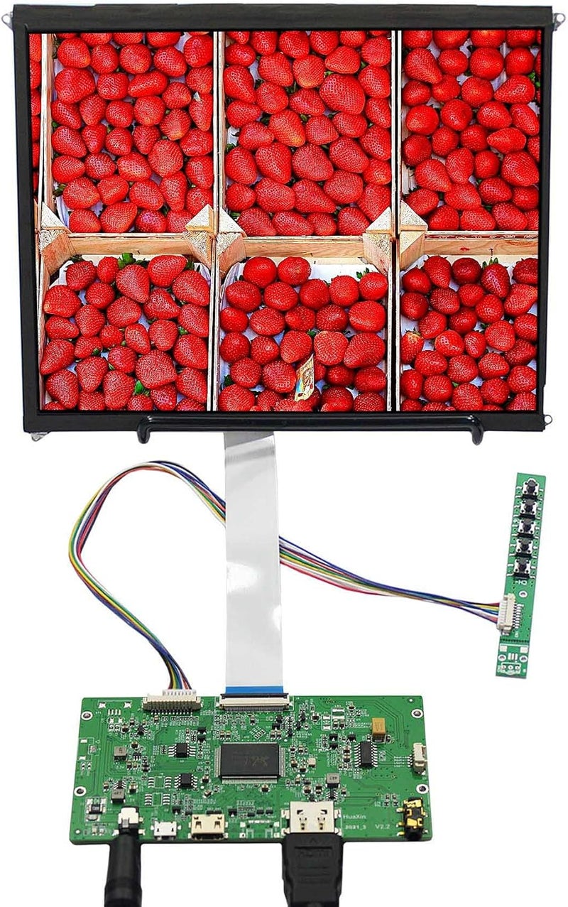 VSDISPLAY 9.7 inch 2048x1536 IPS LCD LP097QX1/ LTL097QL01/ HQ097QX1 with Controller Board fit for DIY Cabinet Monitor - Image 1