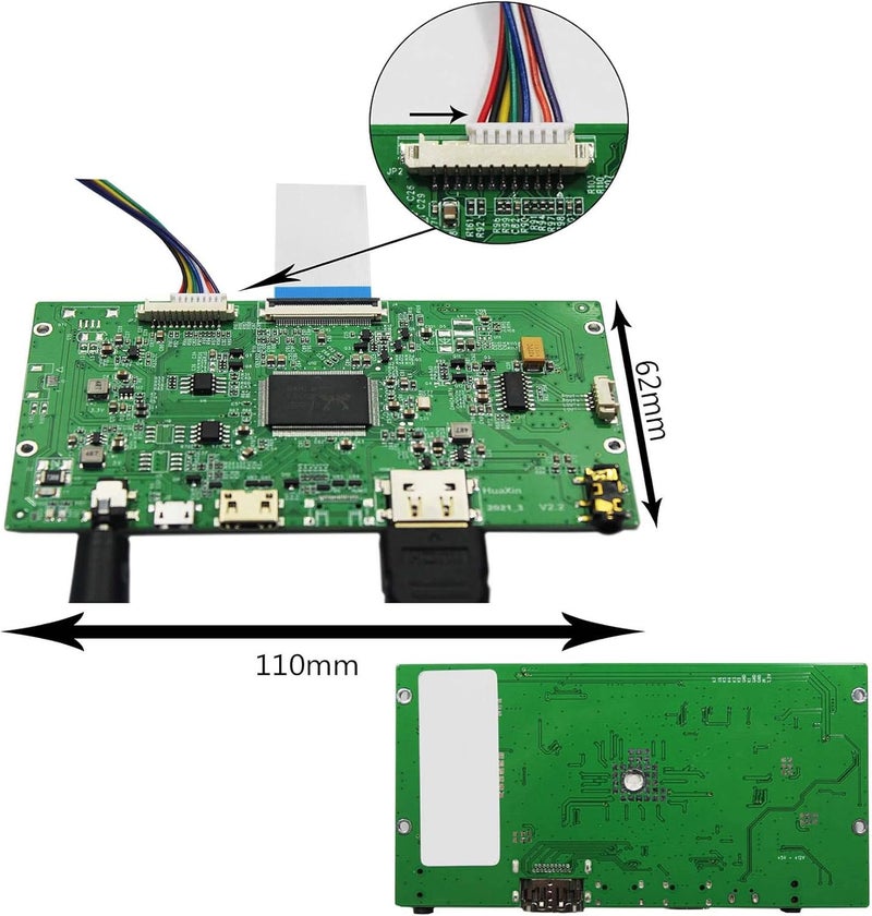 VSDISPLAY 9.7 inch 2048x1536 IPS LCD LP097QX1/ LTL097QL01/ HQ097QX1 with Controller Board fit for DIY Cabinet Monitor - Image 3