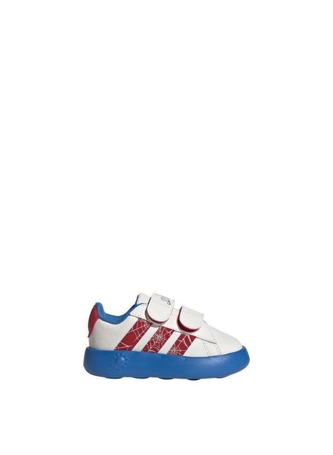 Adidas Grand Court Spider-Man Cf I White Sportswear Shoes For Infant 3K  - Image 5