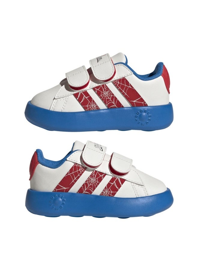 Adidas Grand Court Spider-Man Cf I White Sportswear Shoes For Infant 3K  - Image 2