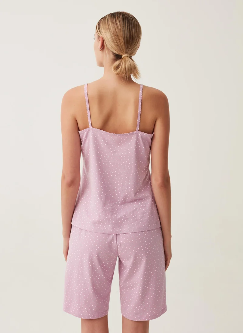 Ovs Ovs Pyjama Top With Polka Dot Pattern