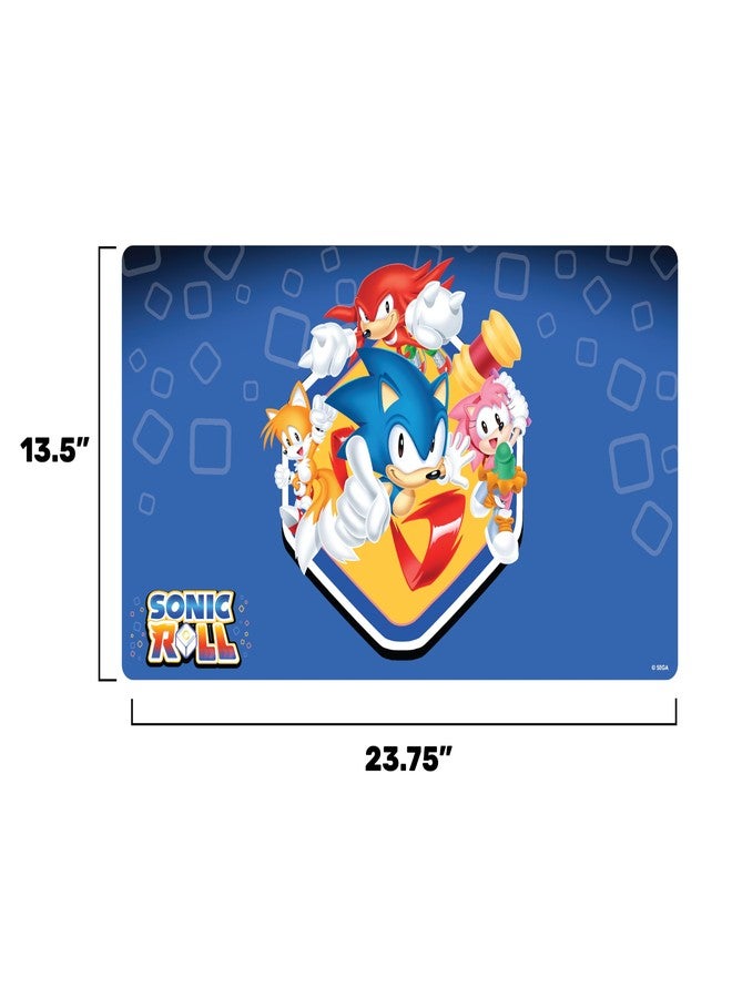 Kess Sonic Roll Cast Playmat - Protects Game and Gaming Surface; use at Home or at tournaments or as a Desk pad - Image 2
