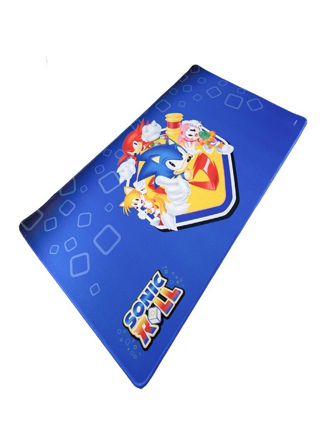 Kess Sonic Roll Cast Playmat - Protects Game and Gaming Surface; use at Home or at tournaments or as a Desk pad - Image 1